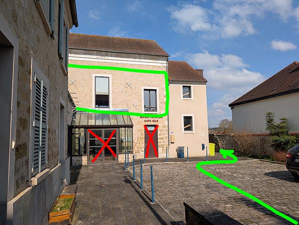 Accès à la maison Vallerand